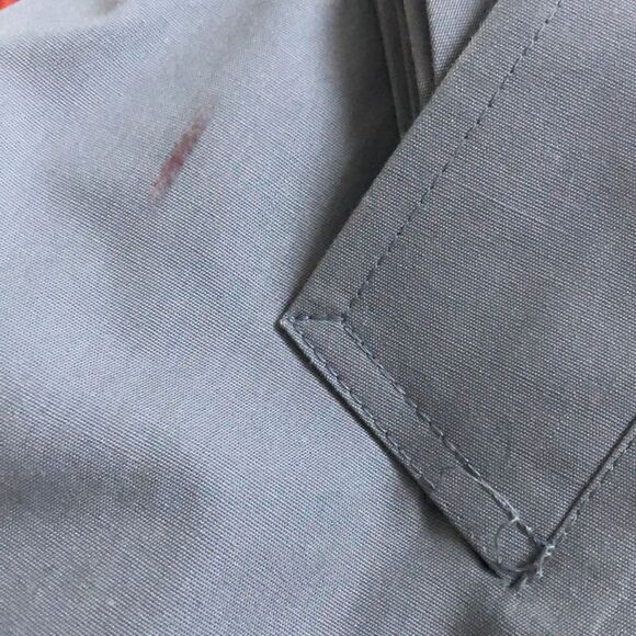 London Fog Maincoats máde The USA 46 reg gray men’s trench coat - Picture 11 of 12